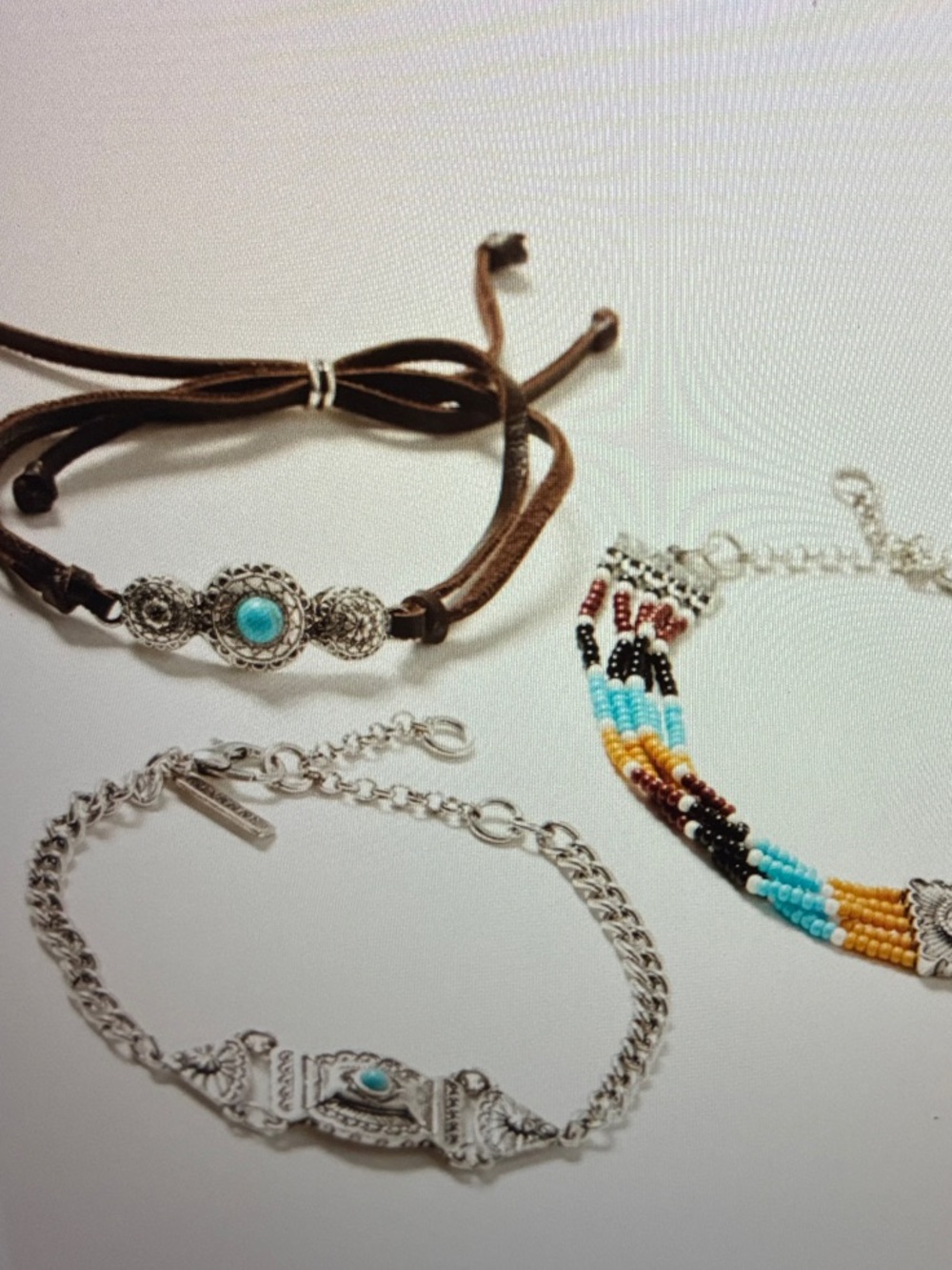 Shyanne Multi-Color Beaded Western Statement bracelet 3of them